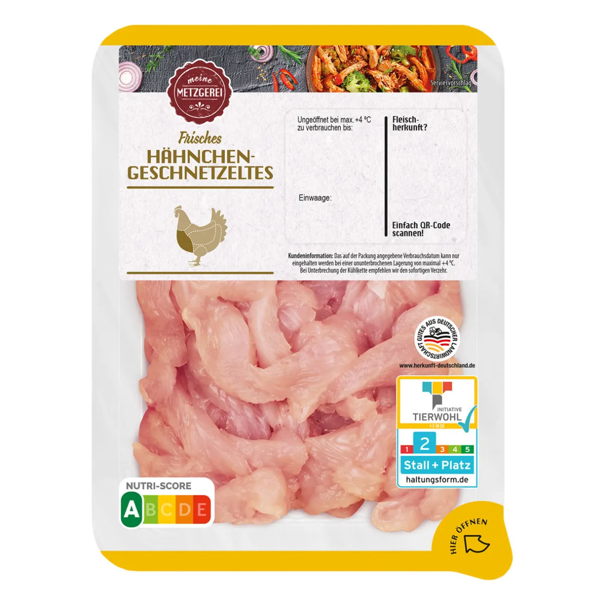 MEINE METZGEREI Hähnchen-Geschnetzeltes- Geflügel Bei Aldi Nord.