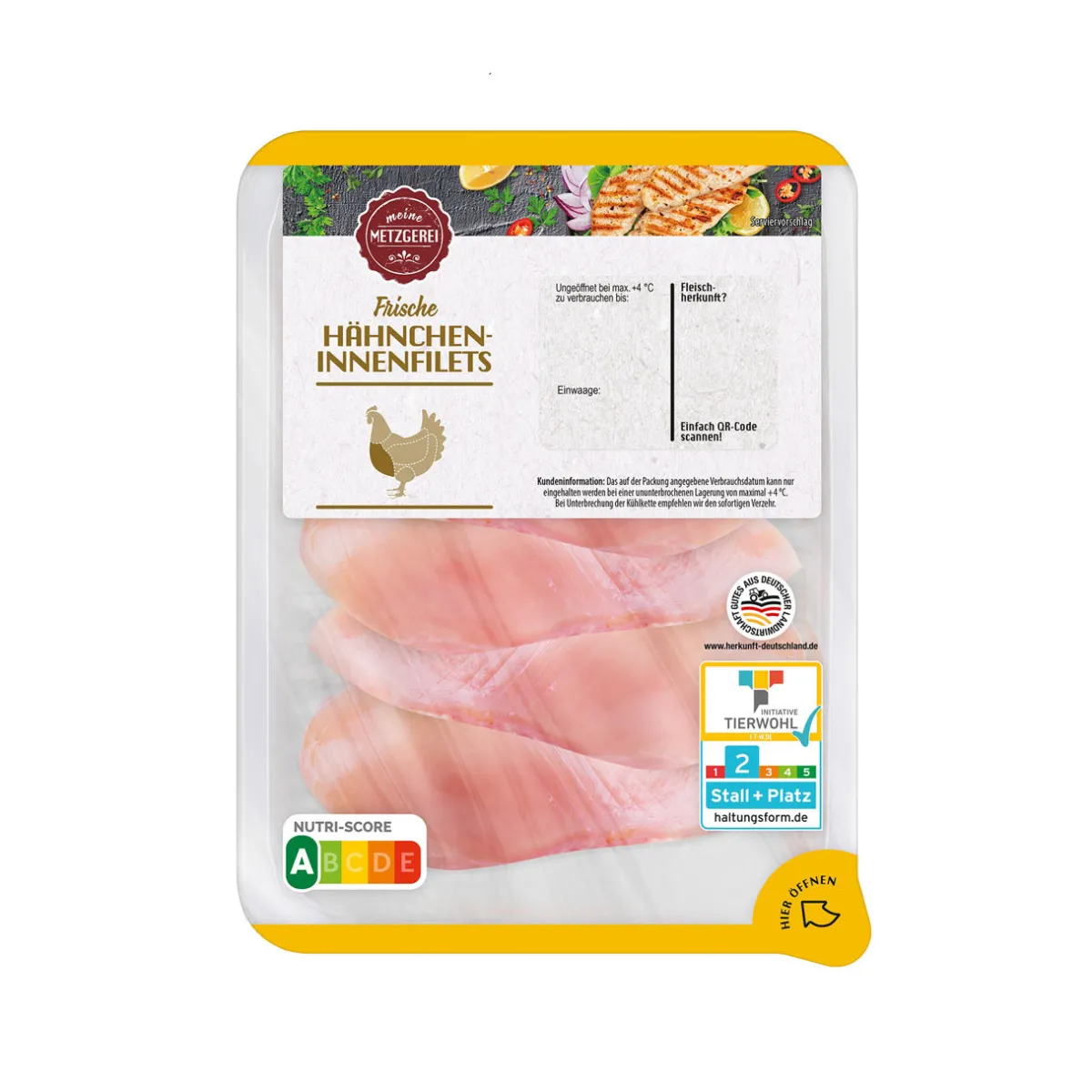 MEINE METZGEREI Hähnchen-Innenfilets- Geflügel Bei Aldi Nord.