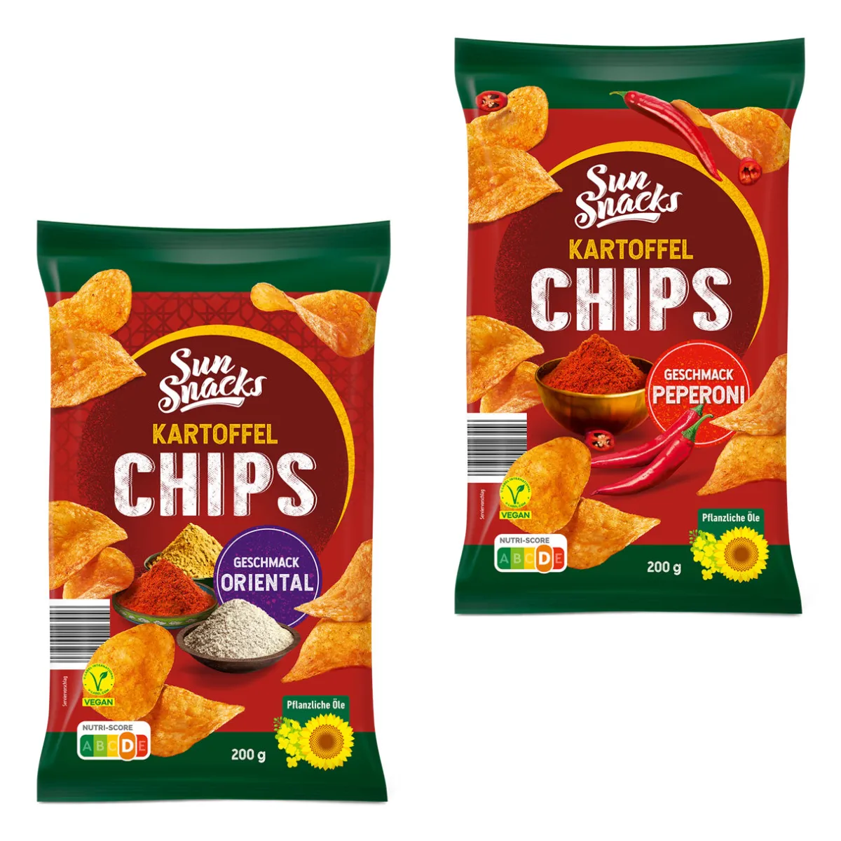SUN SNACKS Kartoffelchips- Chips & Salzgebäck Bei Aldi Nord.|Vegane Süßigkeiten & Snacks Bei Aldi Nord.