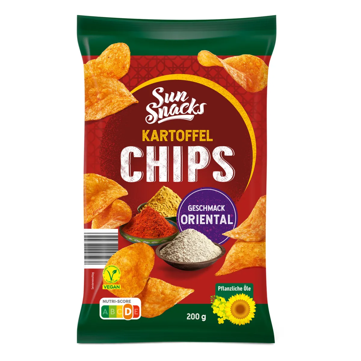 SUN SNACKS Kartoffelchips- Chips & Salzgebäck Bei Aldi Nord.|Vegane Süßigkeiten & Snacks Bei Aldi Nord.