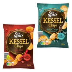 SUN SNACKS Kesselchips- Chips & Salzgebäck Bei Aldi Nord.