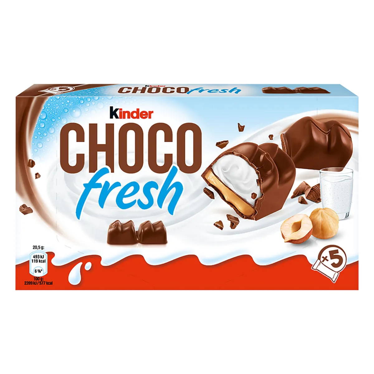 FERRERO Kinder Choco Fresh- Pralinen & Schoko-Snacks Bei Aldi Nord.