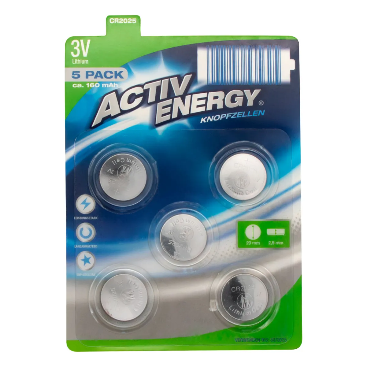 ACTIV ENERGY Knopfzellen- Batterien, Akkus & Feuerzeuge Bei Aldi Nord.