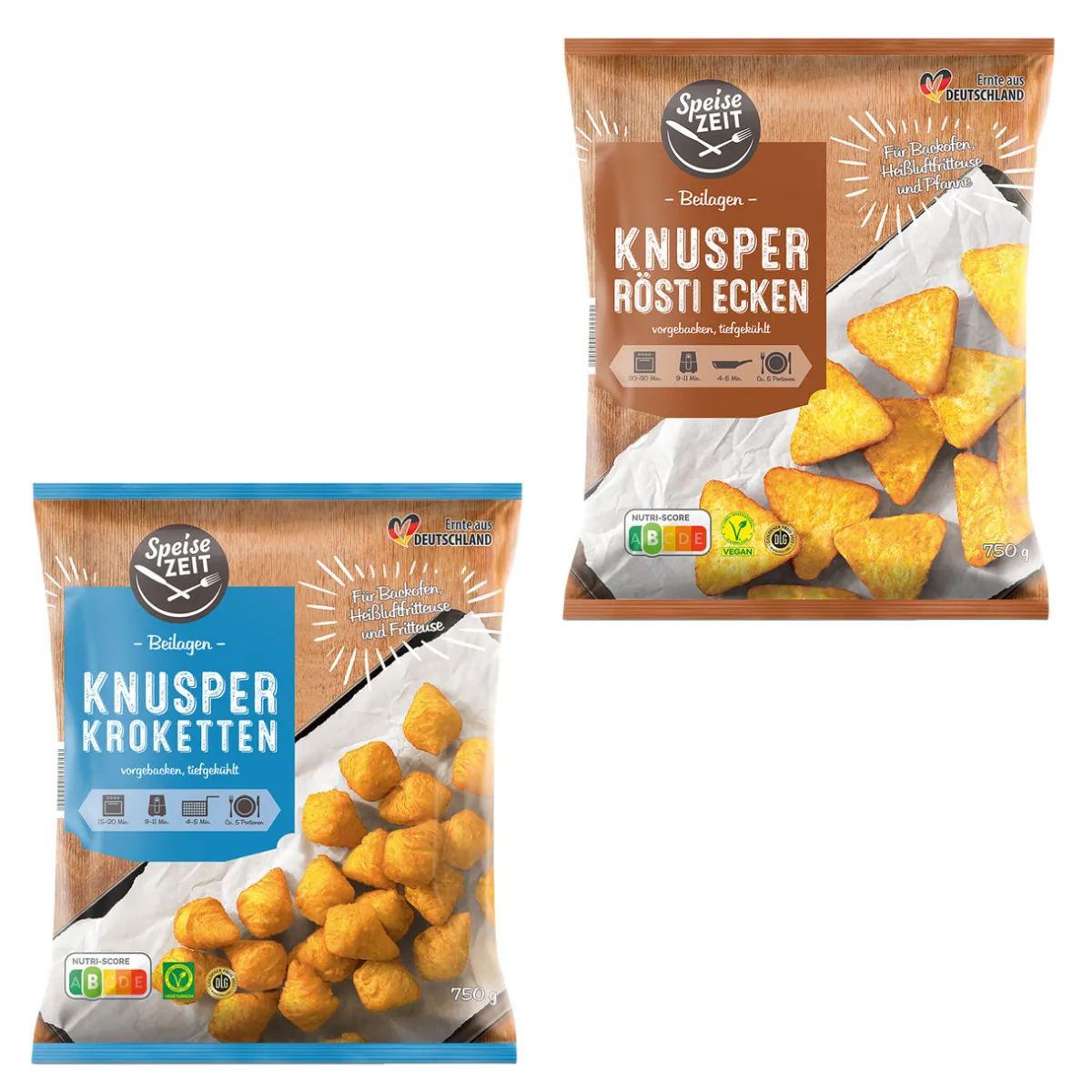 SPEISEZEIT Knusper-Kroketten / -Rösti-Ecken- Kartoffelprodukte – Pommes & Mehr Bei Aldi Nord.