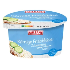 MILSANI Körniger Frischkäse- Frischkäse & Weichkäse Bei Aldi Nord.