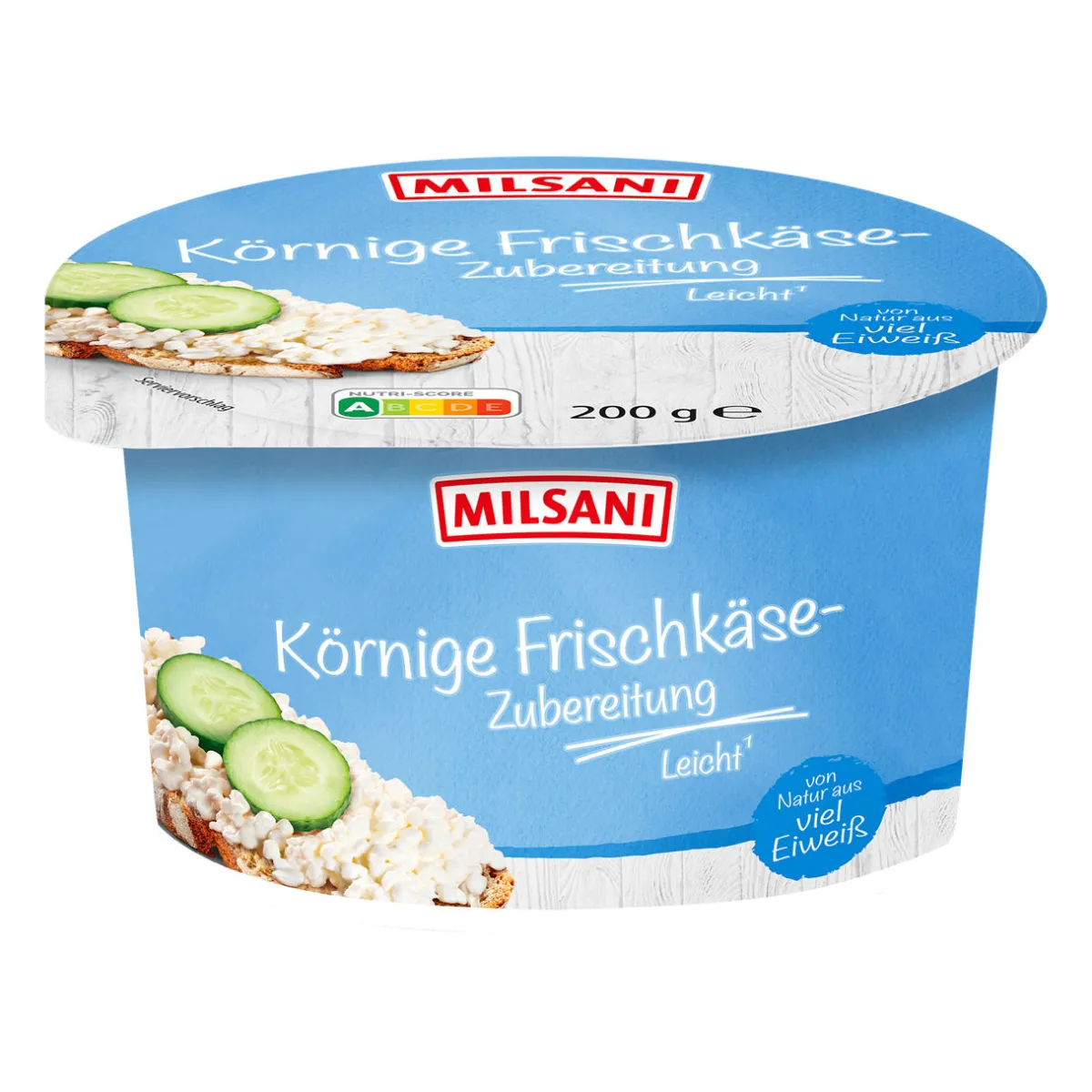 MILSANI Körniger Frischkäse- Frischkäse & Weichkäse Bei Aldi Nord.
