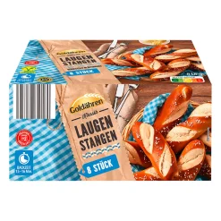 GOLDÄHREN Laugenstangen / -brezen zum Aufbacken- Brötchen & Croissants Bei Aldi Nord.