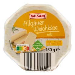 MILSANI Limburger / Allgäuer- Frischkäse & Weichkäse Bei Aldi Nord.