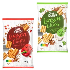 SUN SNACKS Linsenchips- Chips & Salzgebäck Bei Aldi Nord.