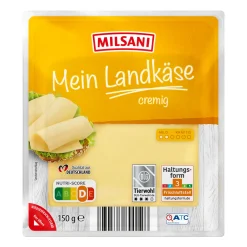 MILSANI Mein Landkäse- Scheibenkäse & Geriebener Käse Bei Aldi Nord.