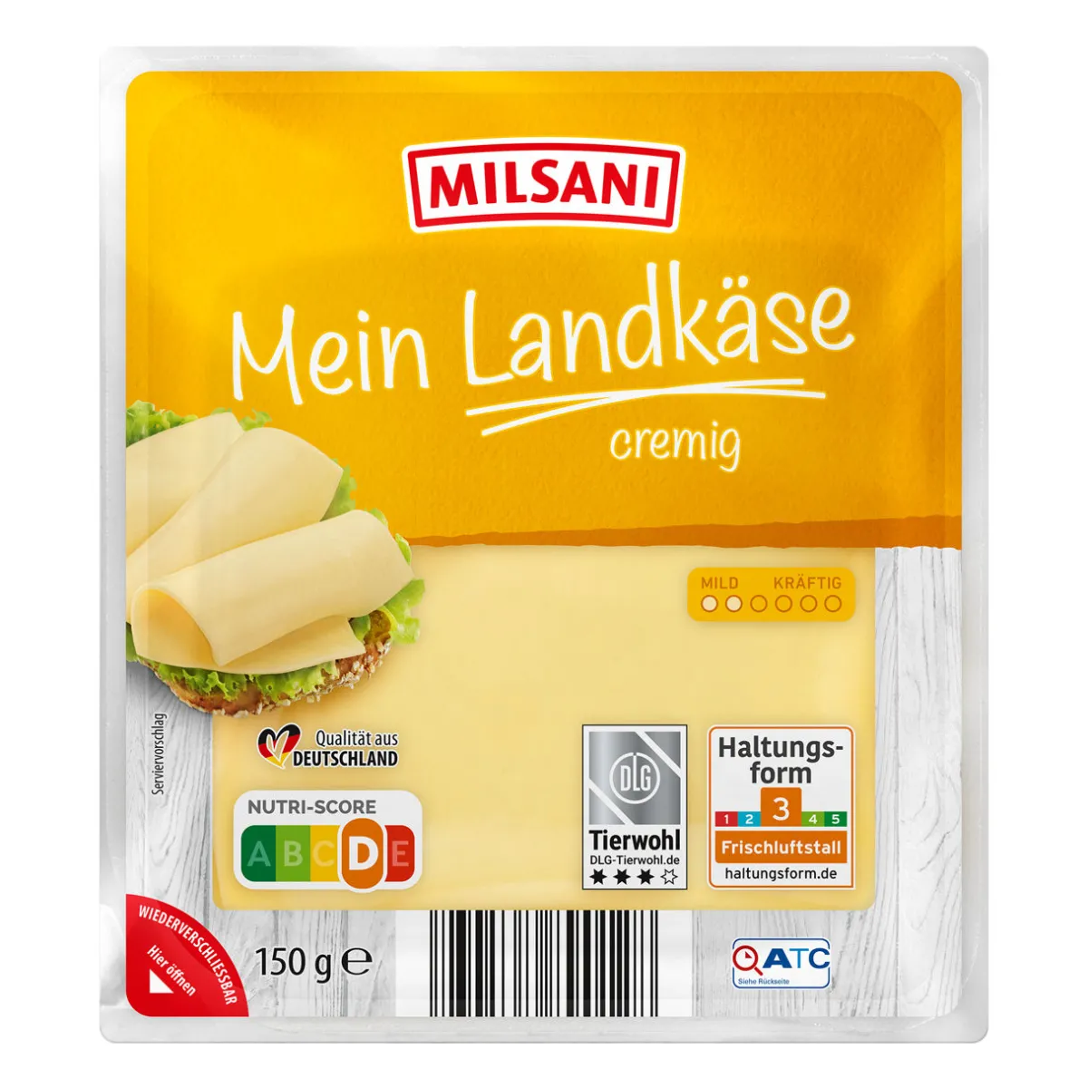 MILSANI Mein Landkäse- Scheibenkäse & Geriebener Käse Bei Aldi Nord.