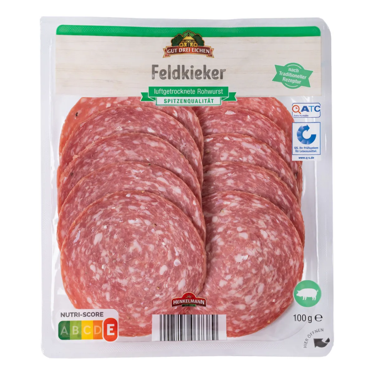 GUT DREI EICHEN Mettwurst-Spezialität- Wurstaufschnitt & Streichwurst Bei Aldi Nord.