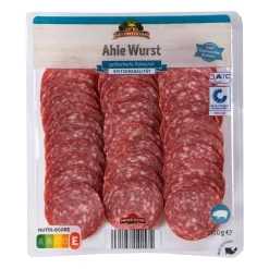 GUT DREI EICHEN Mettwurst-Spezialität- Wurstaufschnitt & Streichwurst Bei Aldi Nord.