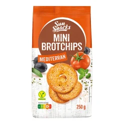 SUN SNACKS Mini Brotchips- Chips & Salzgebäck Bei Aldi Nord.|Vegane Süßigkeiten & Snacks Bei Aldi Nord.