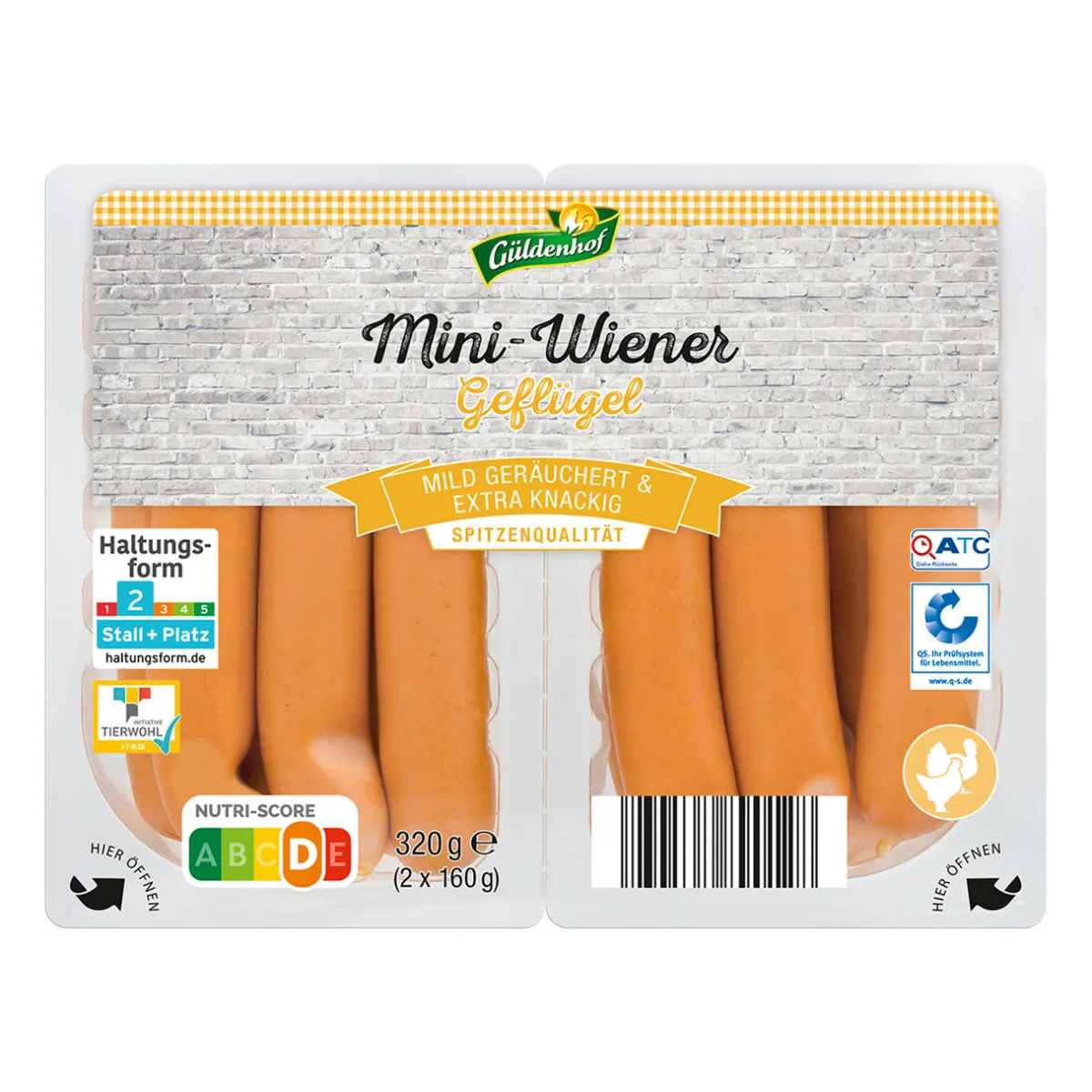 GUT DREI EICHEN / GÜLDENHOF Mini-Würstchen- Würstchen & Snackwurst Bei Aldi Nord.
