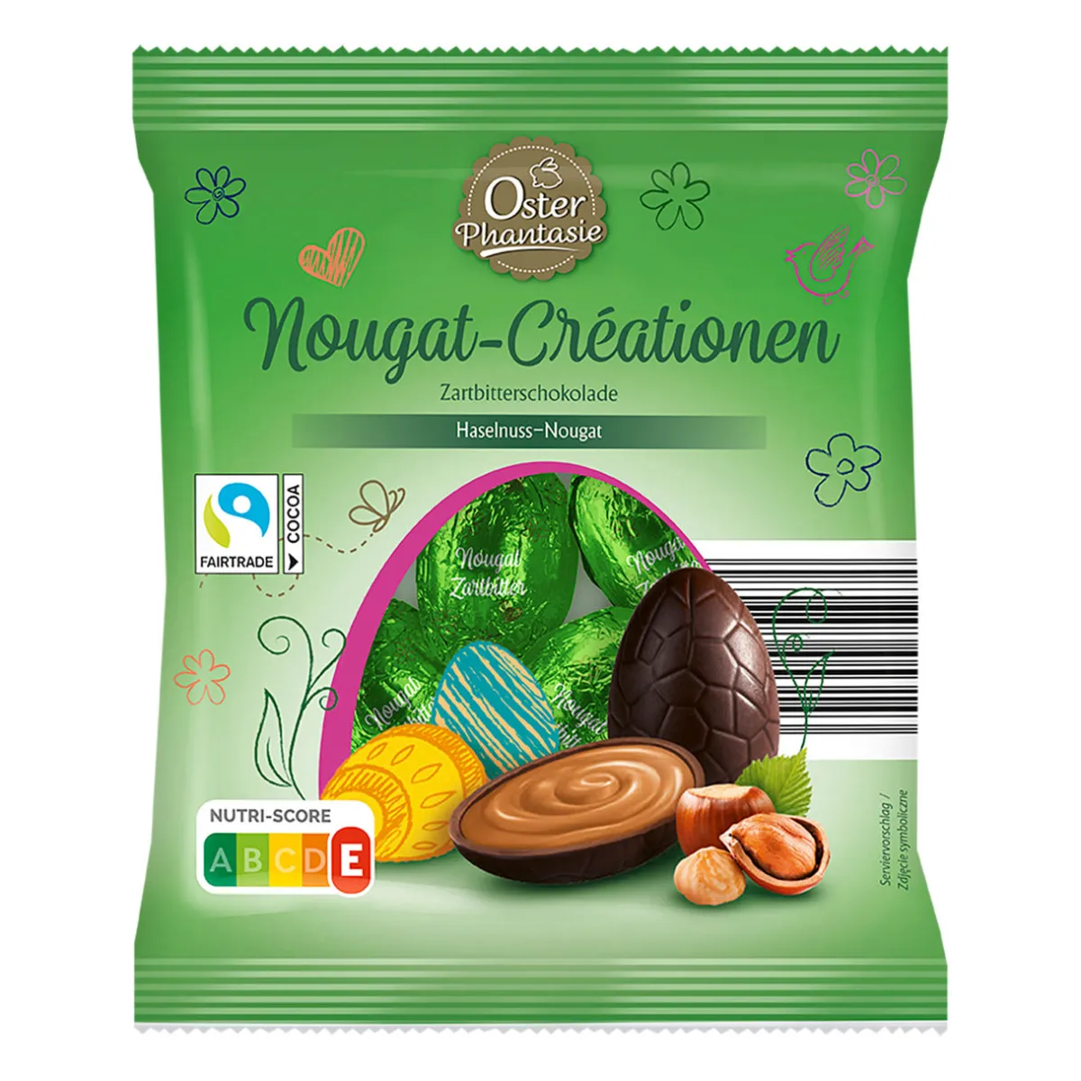 OSTERPHANTASIE Nougat-Eier- Osterschokolade & Süßigkeiten Bei Aldi Nord.