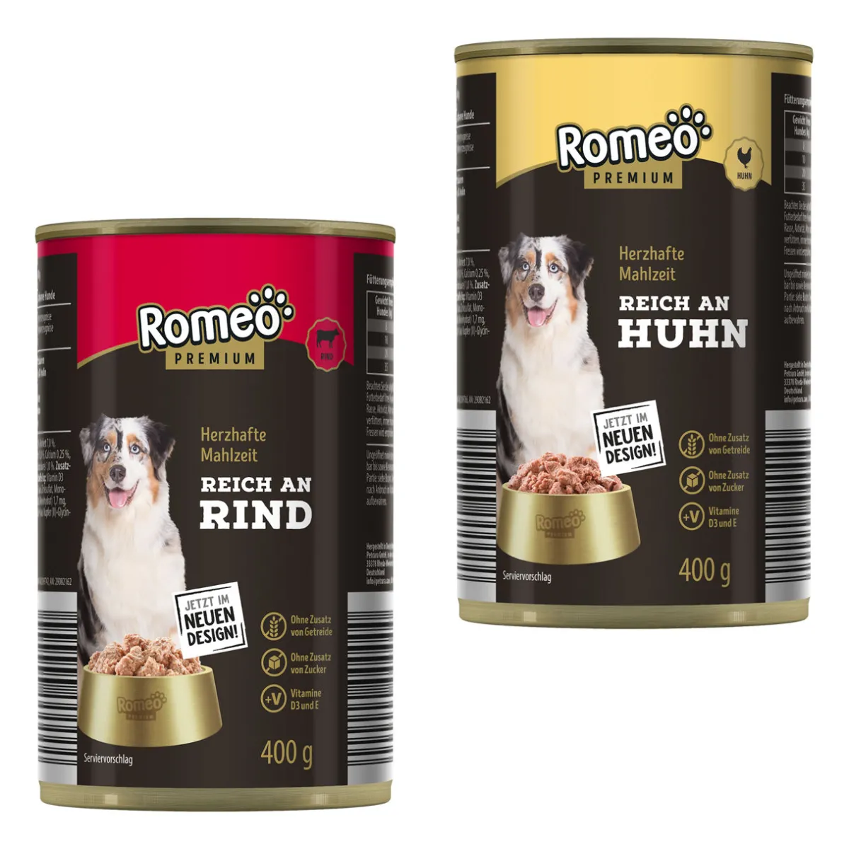 ROMEO Premium-Feuchtfutter- Hundefutter & Leckerlies Bei Aldi Nord.