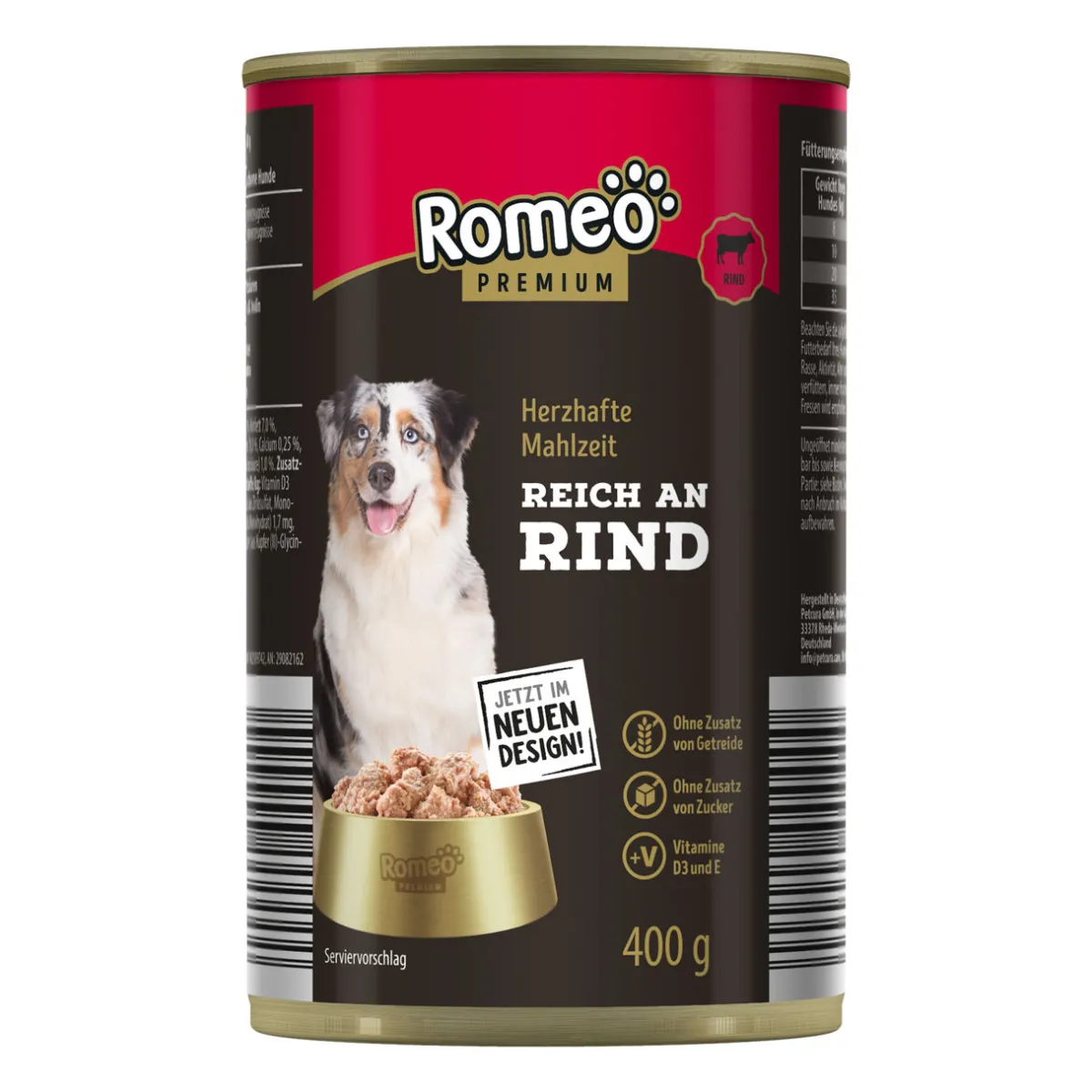ROMEO Premium-Feuchtfutter- Hundefutter & Leckerlies Bei Aldi Nord.