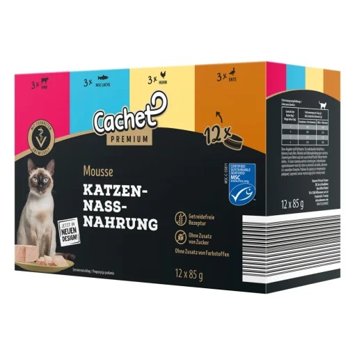 CACHET Premium Mousse- Katzenfutter & Katzenstreu Bei Aldi Nord.