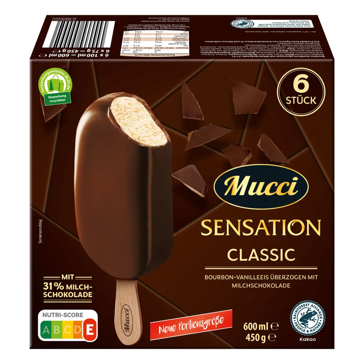 MUCCI Premium-Stieleis- Waffeleis & Eis Am Stiel Bei Aldi Nord.