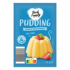BACK FAMILY Pudding Vanille-Geschmack- Fix-Produkte Bei Aldi Nord.|Backzutaten, Backmischungen & Dekor Bei Aldi Nord.