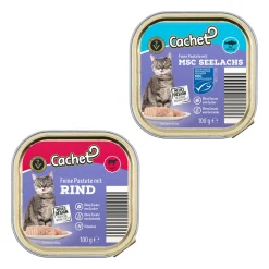 Cachet Ragout / Pastete- Katzenfutter & Katzenstreu Bei Aldi Nord.