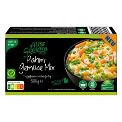 ALL SEASONS Rahmgemüse- Tiefkühlgemüse Und -Obst Bei Aldi Nord.