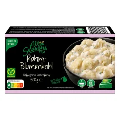 ALL SEASONS Rahmgemüse- Tiefkühlgemüse Und -Obst Bei Aldi Nord.