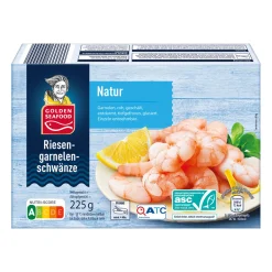 GOLDEN SEAFOOD Riesengarnelenschwänze- Garnelen & Weitere Meeresfrüchte Bei Aldi Nord