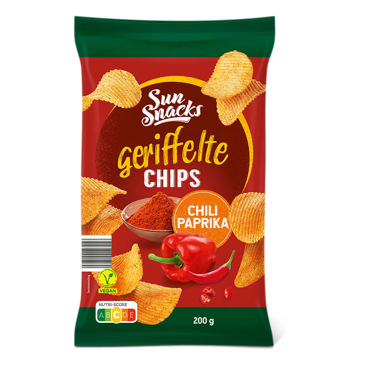 SUN SNACKS Riffle-Chips- Chips & Salzgebäck Bei Aldi Nord.|Vegane Süßigkeiten & Snacks Bei Aldi Nord.