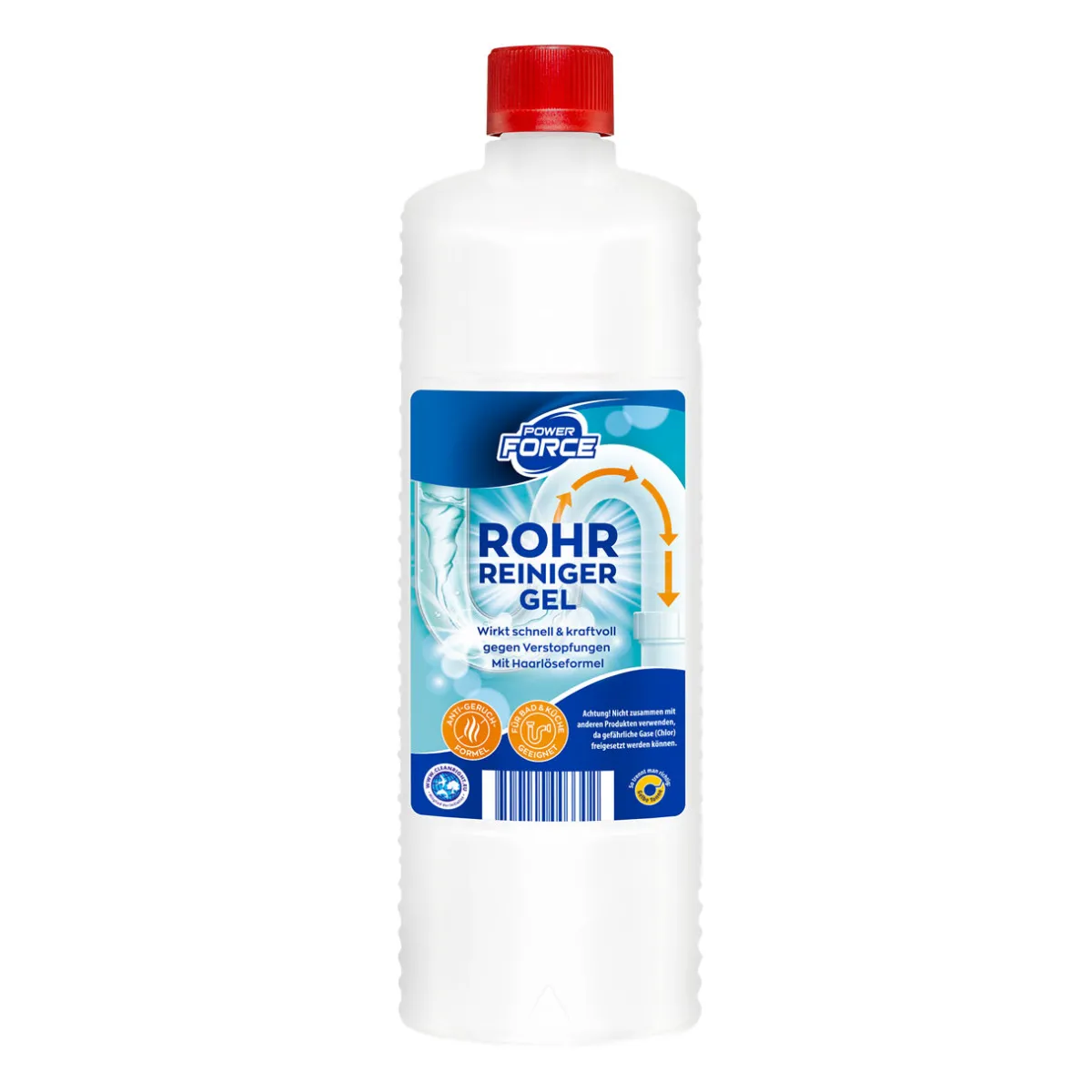 POWER FORCE Rohrreiniger-Gel- Putzmittel & Badreiniger Bei Aldi Nord.