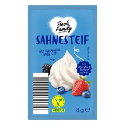 BACK FAMILY Sahnesteif- Backzutaten, Backmischungen & Dekor Bei Aldi Nord.