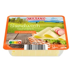 MILSANI Sandwich-Scheiben- Scheibenkäse & Geriebener Käse Bei Aldi Nord.