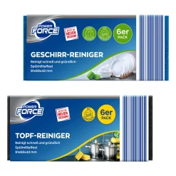 POWER FORCE Scheuerschwämme- Putzmittel & Badreiniger Bei Aldi Nord.