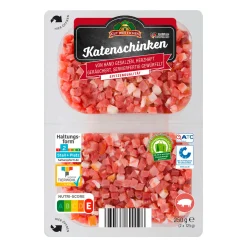 GUT DREI EICHEN Schinkenwürfel- Schweinefleisch Bei Aldi Nord.