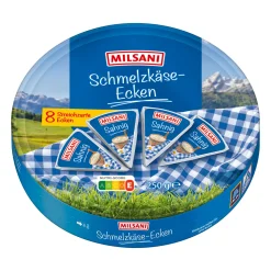 MILSANI Schmelzkäseecken- Frischkäse & Weichkäse Bei Aldi Nord.