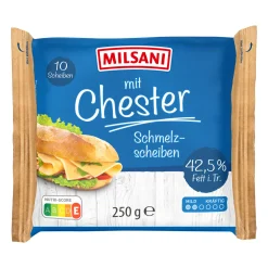 MILSANI Schmelzkäsescheiben- Scheibenkäse & Geriebener Käse Bei Aldi Nord.