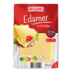 MILSANI Schnittkäse- Scheibenkäse & Geriebener Käse Bei Aldi Nord.