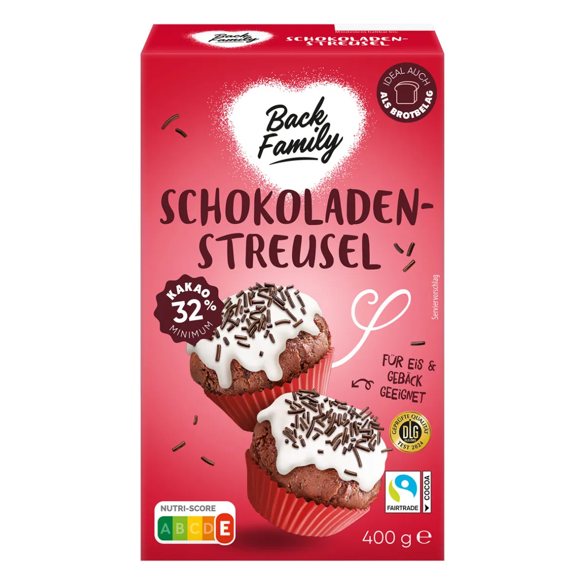 BACK FAMILY Schokoladenstreusel- Eisbecher & Eis-Toppings Bei Aldi Nord.