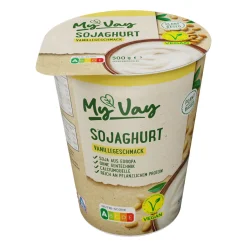 MYVAY Sojaghurt- Milchersatz & Käseersatz Bei Aldi Nord.