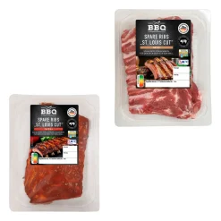 BBQ Spare Ribs „St. Louis Cut“- Grillfleisch & Grillwurst Bei Aldi Nord.|Veganes & Vegetarisches Grillgut Bei Aldi Nord.·Grillfleisch & Grillwurst Bei Aldi Nord.