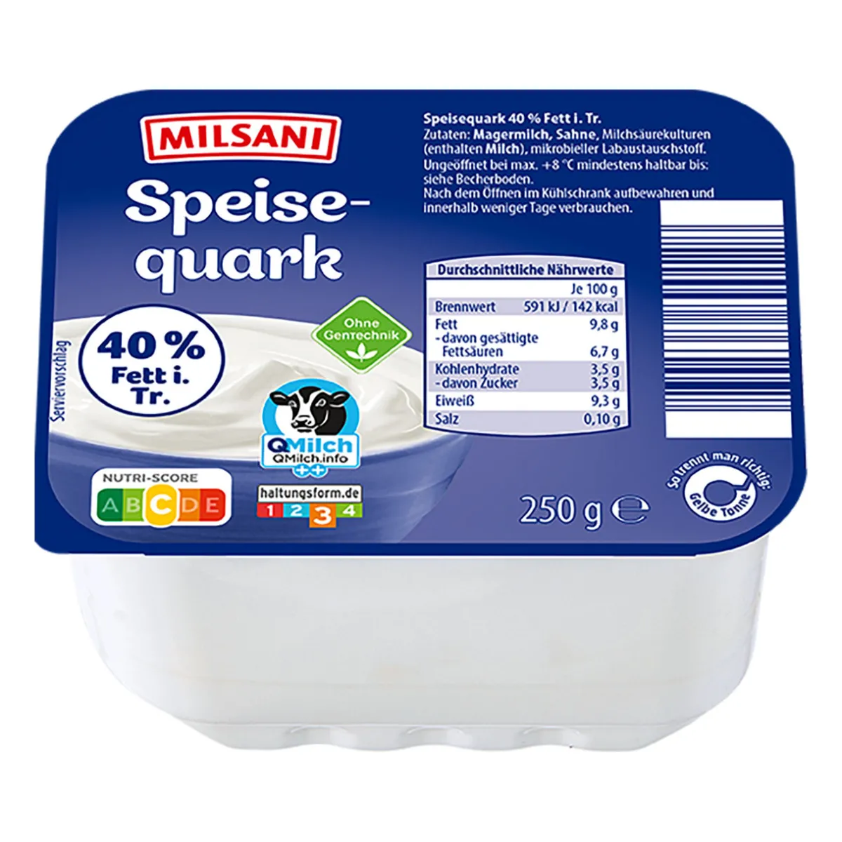 MILSANI Speisequark- Joghurt, Quark & Milchdesserts Bei Aldi Nord.