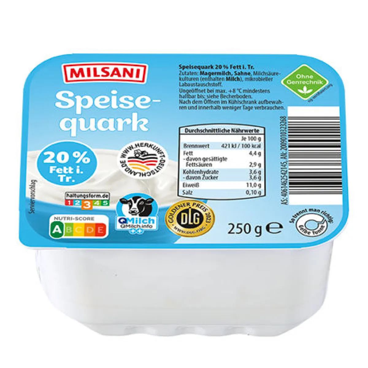 MILSANI Speisequark- Joghurt, Quark & Milchdesserts Bei Aldi Nord.