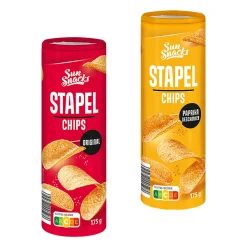 SUN SNACKS Stapelchips- Chips & Salzgebäck Bei Aldi Nord.
