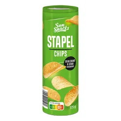 SUN SNACKS Stapelchips- Chips & Salzgebäck Bei Aldi Nord.