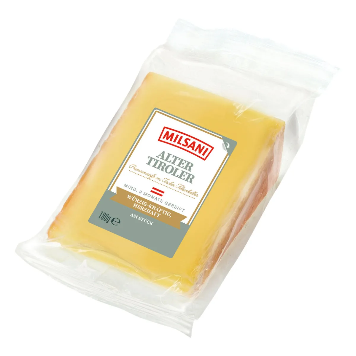 MILSANI Österreichische Käsespezialität- Hartkäse & Käse Am Stück Bei Aldi Nord.