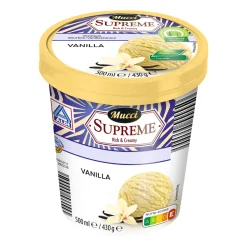 MUCCI Supreme Rich & Creamy Eis- Eisbecher & Eis-Toppings Bei Aldi Nord.