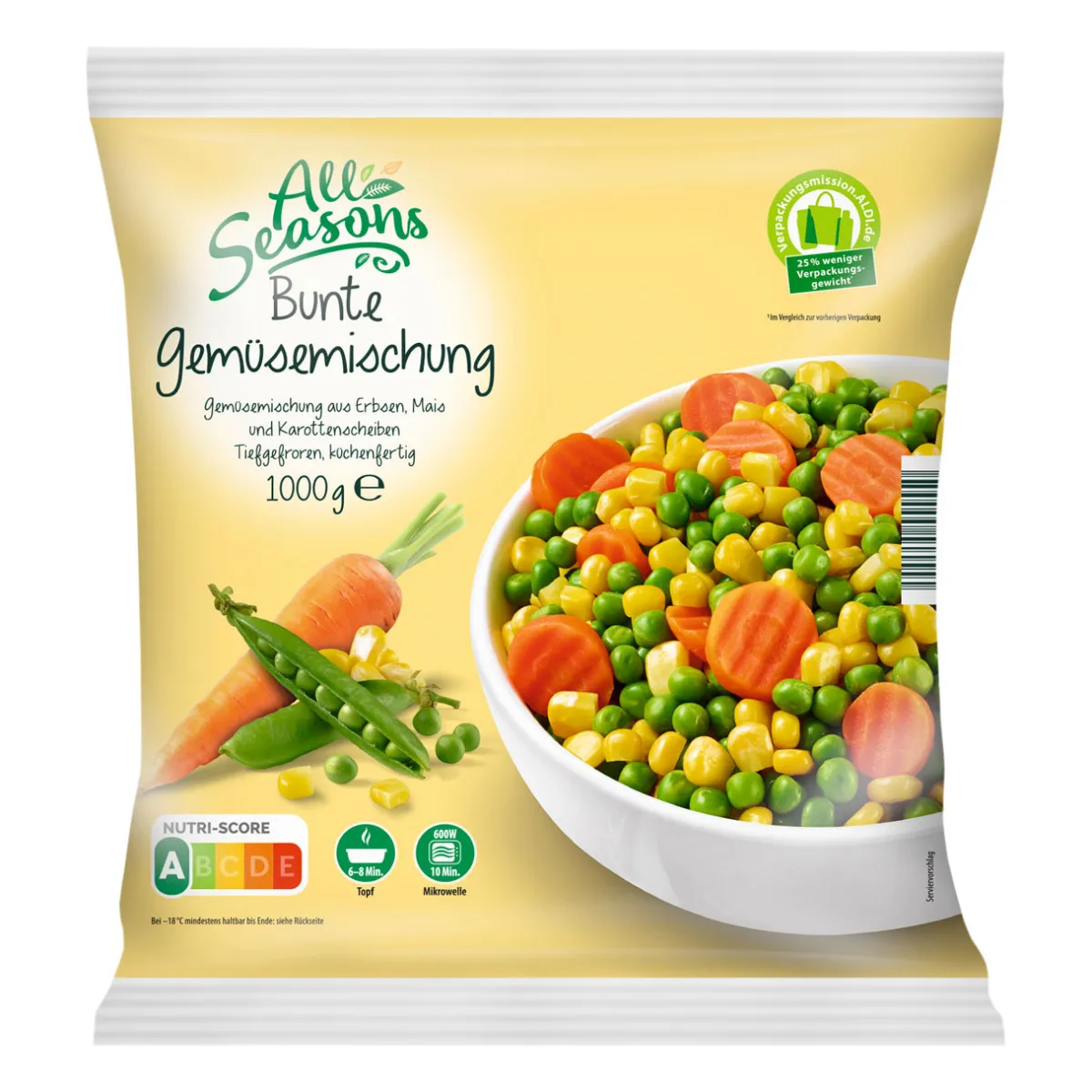 ALL SEASONS TK Gemüse- Tiefkühlgemüse Und -Obst Bei Aldi Nord.