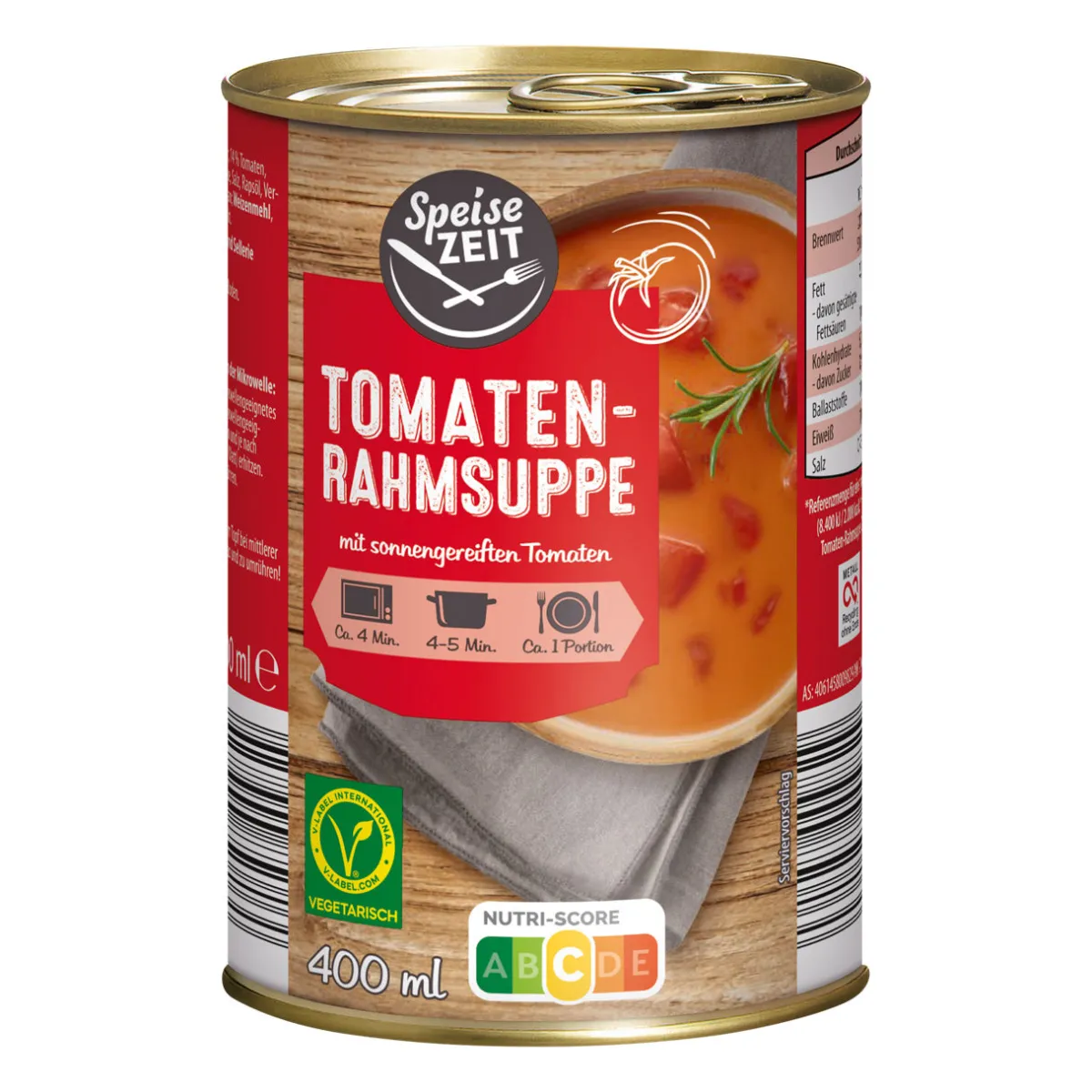 SPEISEZEIT Tomatenrahmsuppe- Suppen & Eintöpfe Bei Aldi Nord.