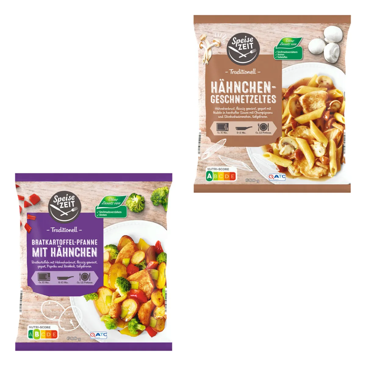 SPEISEZEIT Traditionelle Küche- Fertiggerichte Für Mikrowelle & Pfanne Bei Aldi Nord.